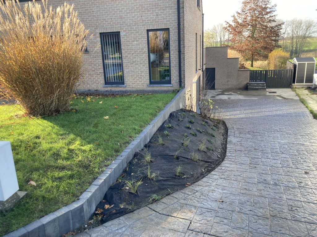 Aménagement abords accès garage